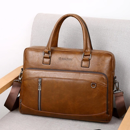 Klasyczna biznesowa torba męska na laptopa 15,6'' cala z Eco Skóry Baltan Office brązowa pol_pl_Klasyczna-biznesowa-torba-meska-na-laptopa-15-6-cala-z-Eco-Skory-Baltan-Office-brazowa-49853_8