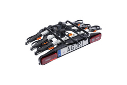 Aguri Active Bike PRO 2 Silver Bagażnik rowerowy na hak do przewozu 2 rowerów