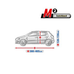 Pokrowiec na samochód Optimal Garage II Membrane M2 hatchback Kegel-Błażusiak
