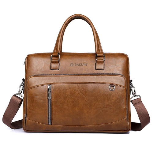 Klasyczna biznesowa torba męska na laptopa 15,6'' cala z Eco Skóry Baltan Office brązowa pol_pl_Klasyczna-biznesowa-torba-meska-na-laptopa-15-6-cala-z-Eco-Skory-Baltan-Office-brazowa-49853_11