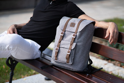 Plecak miejski Baltan City Break 26L - Polska produkcja, zmieści laptopa do 17″ szary
