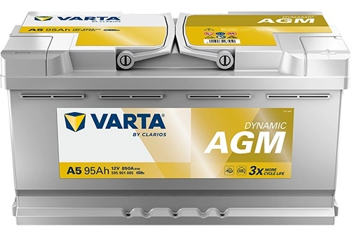 Akumulator Varta AGM 595901085 95Ah 850A P+ 12V