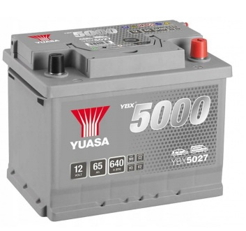 Akumulator Yuasa YBX5027 65Ah 640A P+ 12V