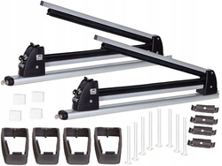 Bagażnik na narty AMOS Ski Lock 3 Silver aluminium 3 pary nart 2 deski / FERIE2026