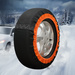 Łańcuchy śniegowe tekstylne AZILO Snow Socks rozmiar XL TUV GS O-NORM + skrobaczka do szyb
