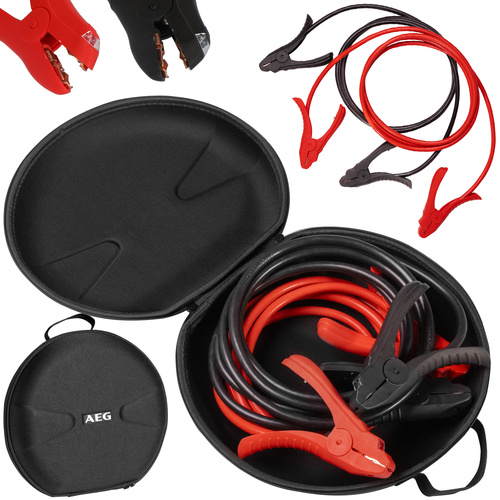 Kable rozruchowe AEG DIN25 Podświetlane StartProtect Etui