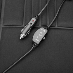 Mata grzewcza podgrzewana na fotel 12V niemiecka 75750 + gratis uchwyt na telefon