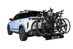 Aguri Active Bike PRO 3+1 Silver Bagażnik rowerowy na hak do przewozu 4 rowerów