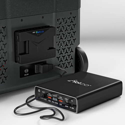 Lodówka turystyczna z kompresorem Yolco TCX50 Carbon 52L 12V 24V 240V + bateria modułowa