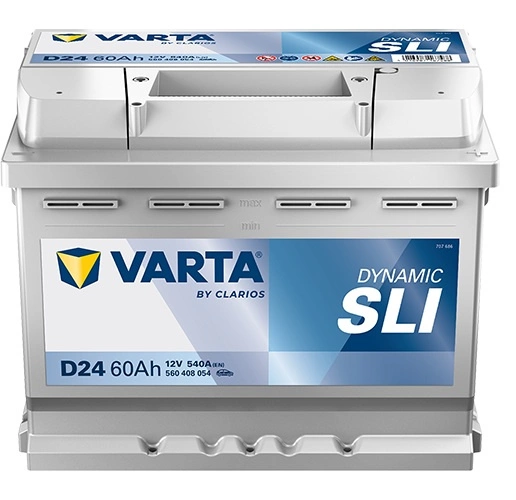 Akumulator Varta SLI 560408054 60Ah 	540A P+ 12V