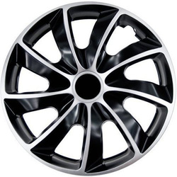 Kołpaki 16 NRM Quad Bicolor 4 szt. + klucz do kół Formula 1 F1 17/19 mm 21/23 mm + etui