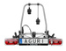 Aguri Cruiser 2 Silver Ultimate Bagażnik rowerowy na hak do przewozu 2 rowerów 13PIN