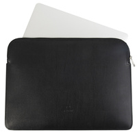 Eleganckie etui na MacBook 14 PRO ze skóry Baltan Zip czarne