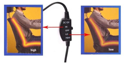 Mata grzewcza podgrzewana na fotel 12V niemiecka 75750 + gratis uchwyt na telefon