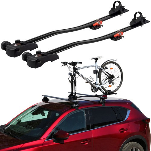 2x Aguri Marathon Basic Black Uchwyt rowerowy na dach