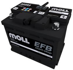 Akumulator Moll ME82064 64Ah 620A P+ 12V