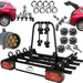 AMOS GIRO 4 Black Bagażnik rowerowy na hak platforma rowerowa na 4 rowery do 75KG - 7PIN