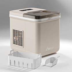 Mobilna kostkarka do lodu - zasilana 12/24V oraz 240V Yolco ICM1 Cream