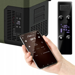 Lodówka turystyczna z kompresorem Yolco ET18 GREEN 17L Bluetooth 5.0 + bateria modułowa
