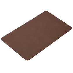Elegancka mata na biurko podkładka pod myszkę ze skóry Baltan L 60x35 cm ciemny brąz