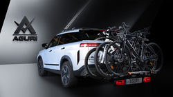 Aguri Active Bike PRO 3 Black Bagażnik rowerowy na hak do przewozu 3 rowerów