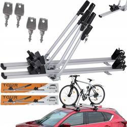 2 x Amos Tour Bagażnik rowerowy na dach