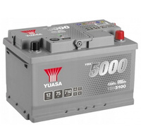 Akumulator Yuasa YBX5100 75Ah 710A P+  12V