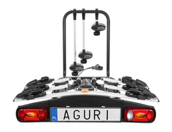 Aguri Active Bike 4 + adapter 7/13PIN + osłona na kulę haka
