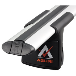 Bagażnik na relingi AGURI RUNNER II AL 1.35 C/D silver 