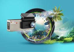 Wideorejestrator kamera samochodowa Xblitz Platinum 4K