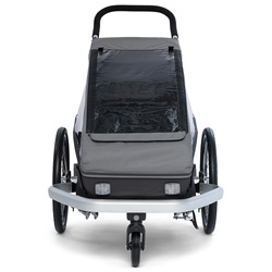 Przyczepka rowerowa dla dziecka, wózek spacerowy 2w1 Croozer Kid Keeke 1 Mountain Grey
