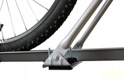Amos 2 Srebrny Uchwyt rowerowy (AL)