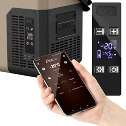 Lodówka turystyczna z kompresorem Yolco ET18 SAND 17L Bluetooth 5.0