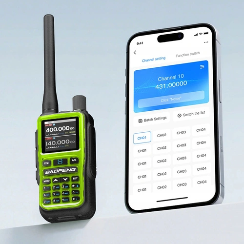 Krótkofalówka Radiotelefon Walkie-talkie VHF UHF PASMO LOT Baofeng UV-5R EU MINI CAMO pol_pl_Krotkofalowka-Walkie-talkie-Baofeng-BF-25E-Black-PMR-podkanaly-50092_2