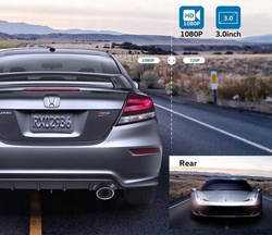 Wideorejestrator Feegar Patrol Kamera Samochodowa Cofania Sensor Sony FullHD 