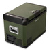 Lodówka turystyczna z kompresorem Yolco GCX47 Green 47L 12V 24V 240V + bateria modułowa Yolco 15600 mAh