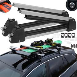 Bagażnik na narty AMOS Ski Lock 3 Silver aluminium 3 pary nart 2 deski / FERIE2026