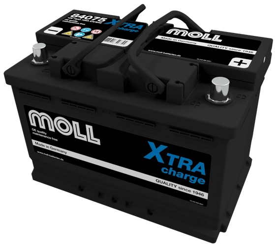 Akumulator Moll MX84075 75Ah 720A P+ 12V