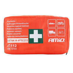 Gaśnica proszkowa samochodowa GP-1MzBC 1kg + Apteczka pierwszej pomocy DIN 13164 z ustnikiem