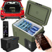 Lodówka turystyczna z kompresorem Yolco ET18 GREEN 17L Bluetooth 5.0 + bateria modułowa