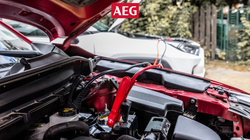 3x Kable rozruchowe AEG DIN25 Podświetlane StartProtect Etui