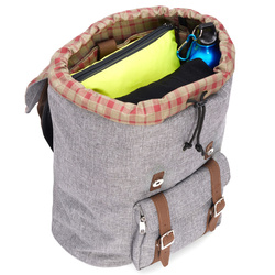 Plecak miejski Baltan City Break 26L - Polska produkcja, zmieści laptopa do 17″ szary