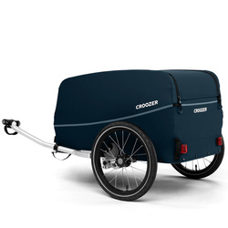 Przyczepka rowerowa towarowa 135L z amortyzacją Croozer Tuure Blueberry Blue