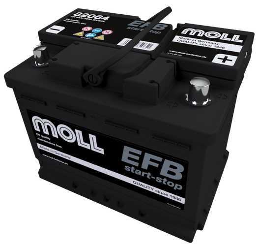 Akumulator Moll ME82064 64Ah 620A P+ 12V