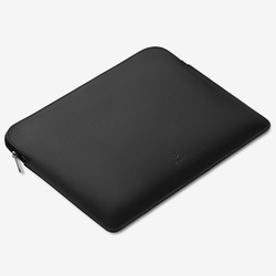 Eleganckie etui na MacBook 14 PRO ze skóry Baltan Zip czarne