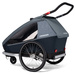 Przyczepka rowerowa dla dwójki dzieci, wózek spacerowy 2w1 Croozer Kid Vaaya 2 Graphite Blue