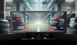 Wideorejestrator kamera tablet CarPlay Android Auto Nexadio CC250