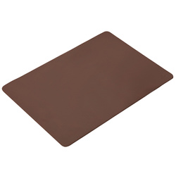 Elegancka mata na biurko podkładka pod myszkę ze skóry Baltan XL 70x50 cm ciemny brąz