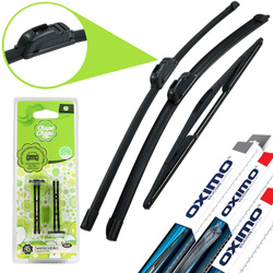 Zestaw uniwersalnych wycieraczek Oximo WU600+WUP600+WR309400+zapach