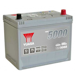 Akumulator Yuasa YBX5068 75Ah 650A P+ 12V